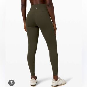 Lulu lemon wonder under full length Dark Olive